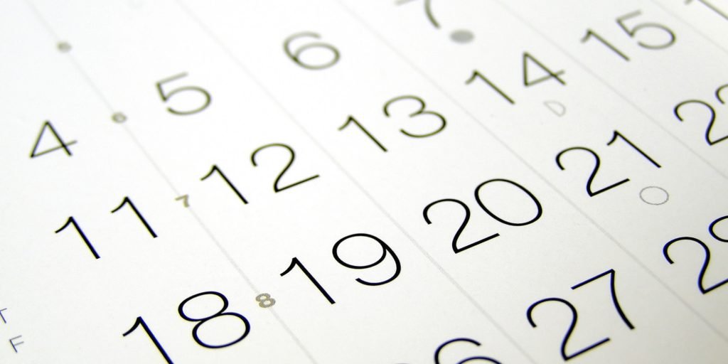 Lịch khai giảng các khóa 2018 o CALENDAR facebook