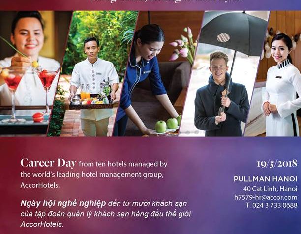 Ngày hội Tuyển dụng “Career day” của tập đoàn Accor tại Pullman Hà Nội career day e1525685956874