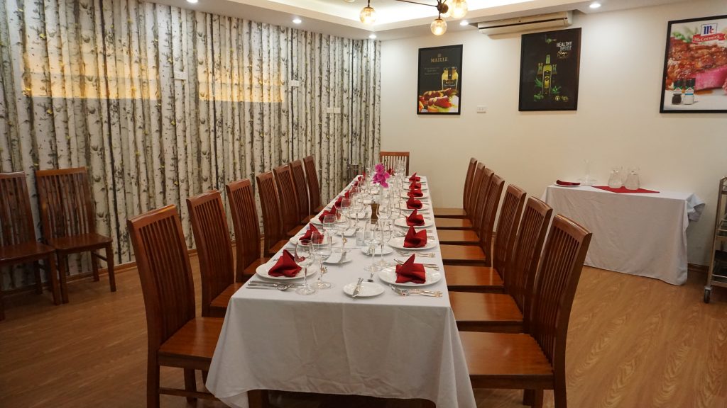 Những khu thực hành “xịn sò” ở HHTC Ảnh khu thực hành nhà hàng