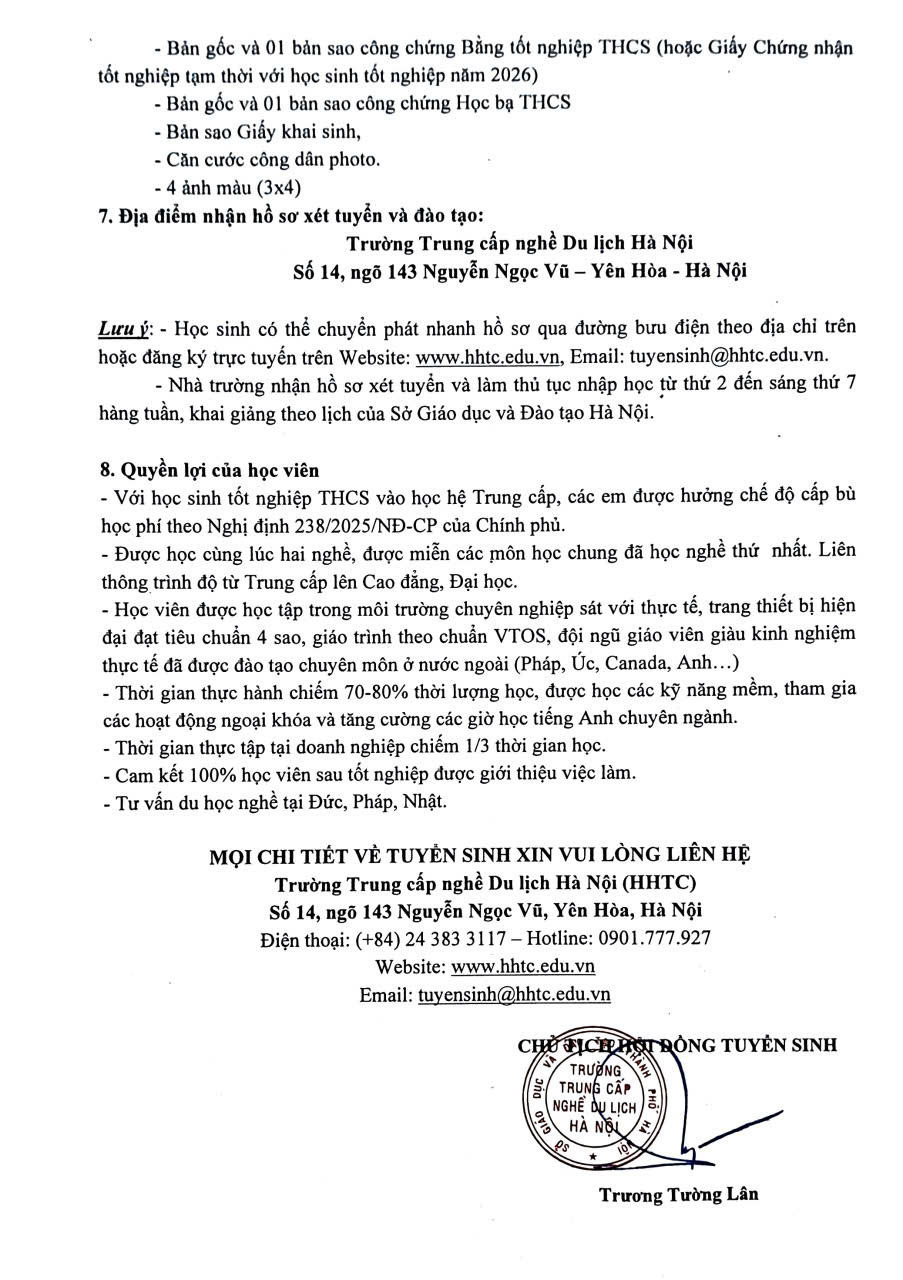 THÔNG BÁO TUYỂN SINH HỆ SONG BẰNG NĂM HỌC 2026 – 2027 z7723454152498 7fd43567528b12263af837ee74c651bd