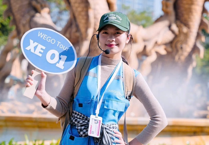 cựu học viên Hướng dẫn du lịch tiêu biểu HHTC. Song Bằng 9+